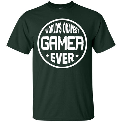 World’s Okayest Gamer Ever Best T-shirt For Gaming Lover Forest