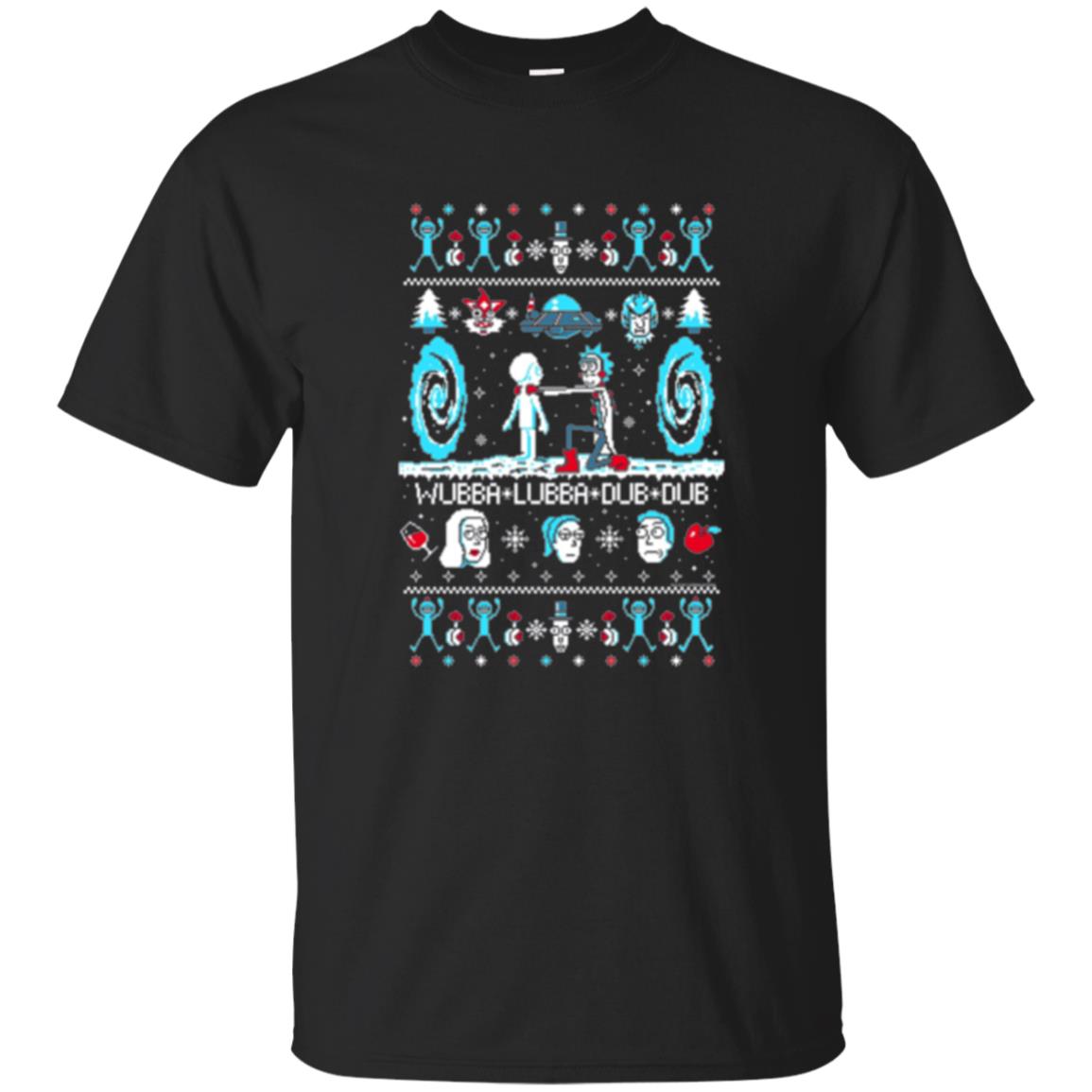Cartoon T-shirt Build A Snowmorty Black