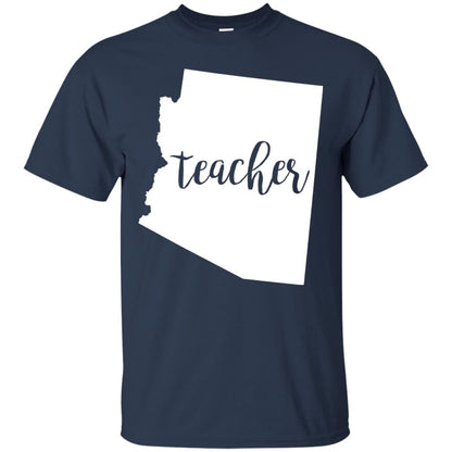 Arizona Teacher Home State Back To School Shirt Navy