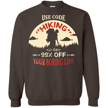 Use Code Hiking To Get 99% Off Your Boring Life Shirt Dark Chocolate