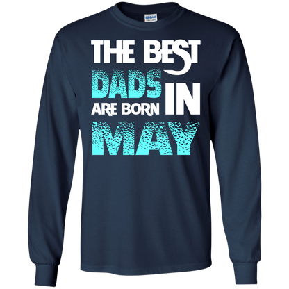 Daddy T-shirt The Best Dads Are Born In May Navy