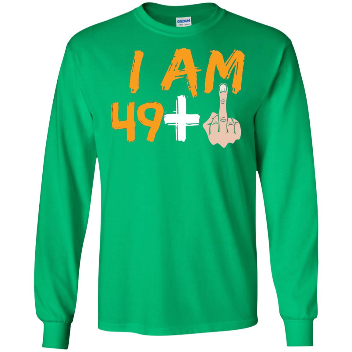 50th Birthday Funny T-shirt I Am 50 Years Old Irish Green