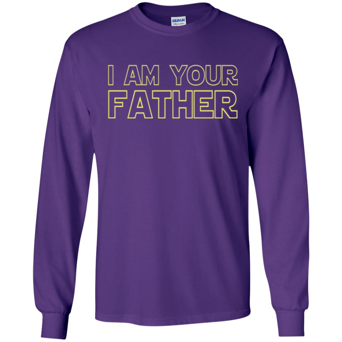 Daddy T-shirt I Am Your Father Purple