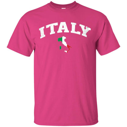 Italy T-shirt Flag Map Heliconia