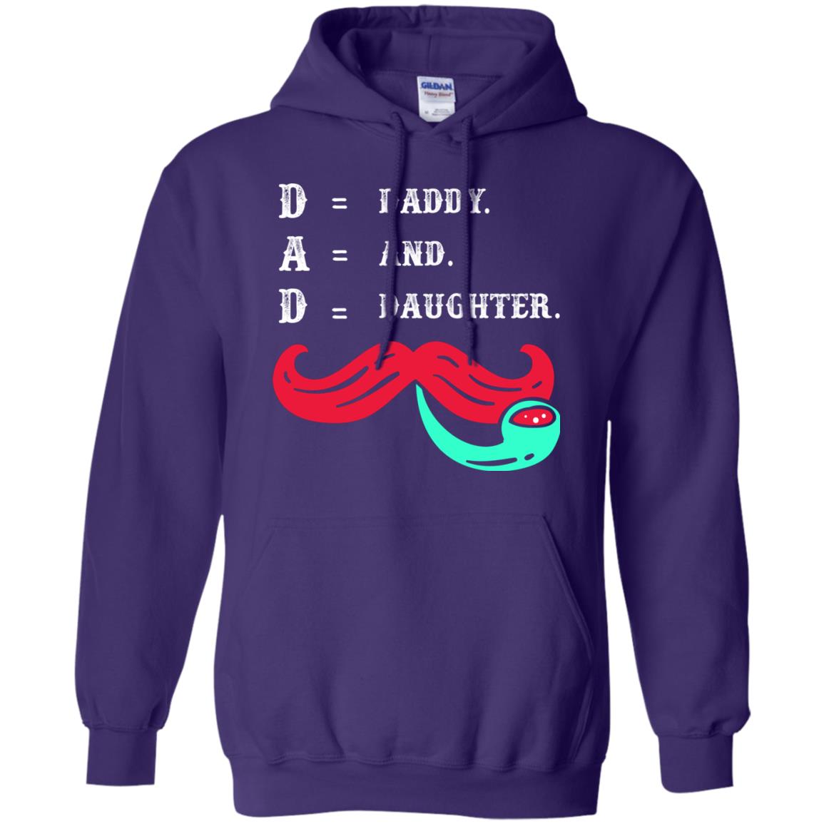 Daddy And Daughter Dad Shirt For Father_s Day Purple