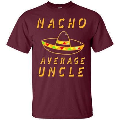 Family T-shirt Not Your Average Uncle Maroon