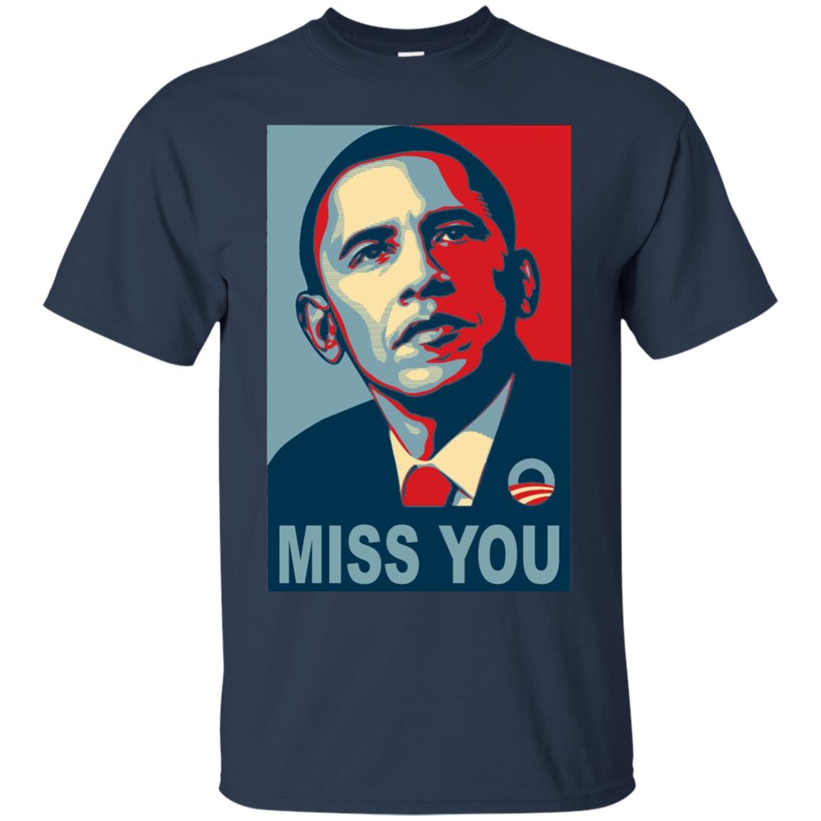 American President Miss You Political T-shirt Navy