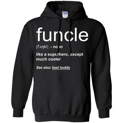 Funny Uncle T-shirt Funcle Black
