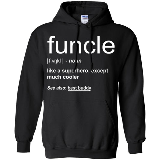 Funny Uncle T-shirt Funcle Black