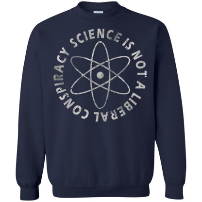 Scientist T-shirt Science Is Not A Liberal Conspiracy Navy