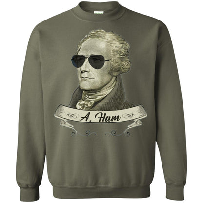 Funny Hamilton T-shirt Military Green