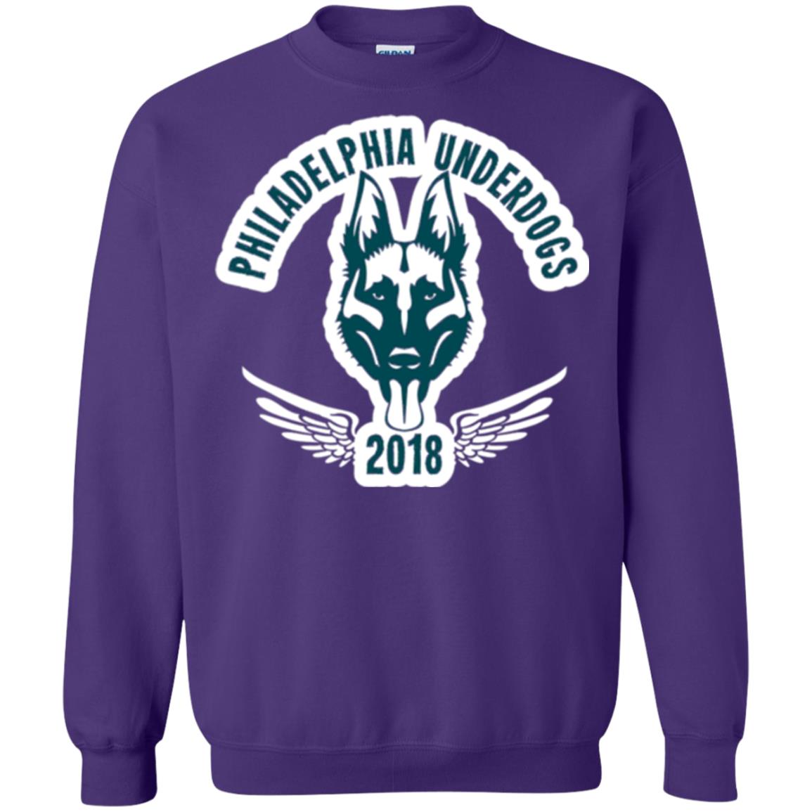Dog Lover T-shirt Philadelphia Underdogs Purple