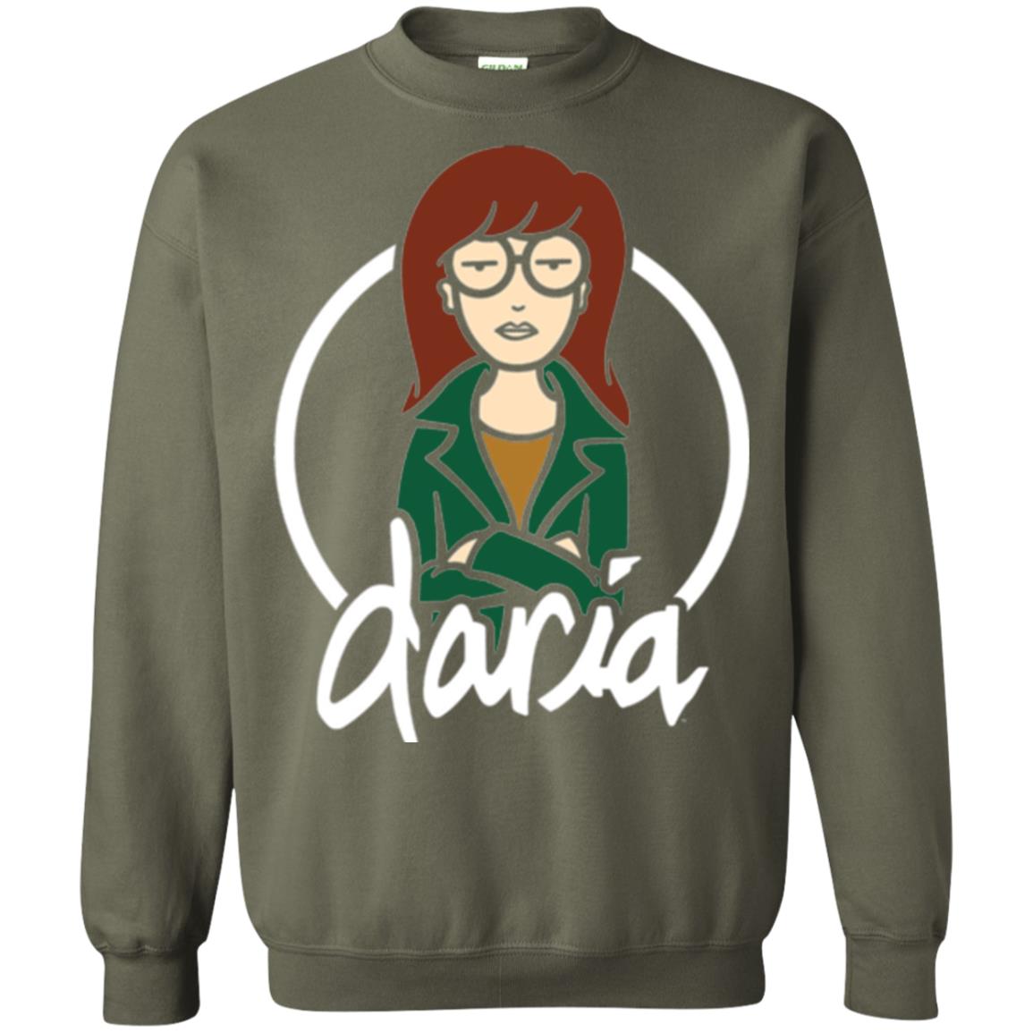Mtv Daria T-shirt Mad At The World Military Green
