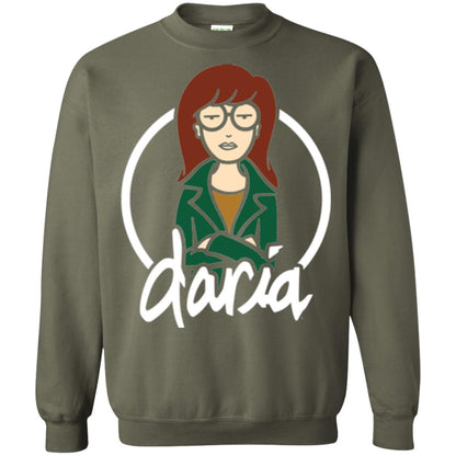 Mtv Daria T-shirt Mad At The World Military Green