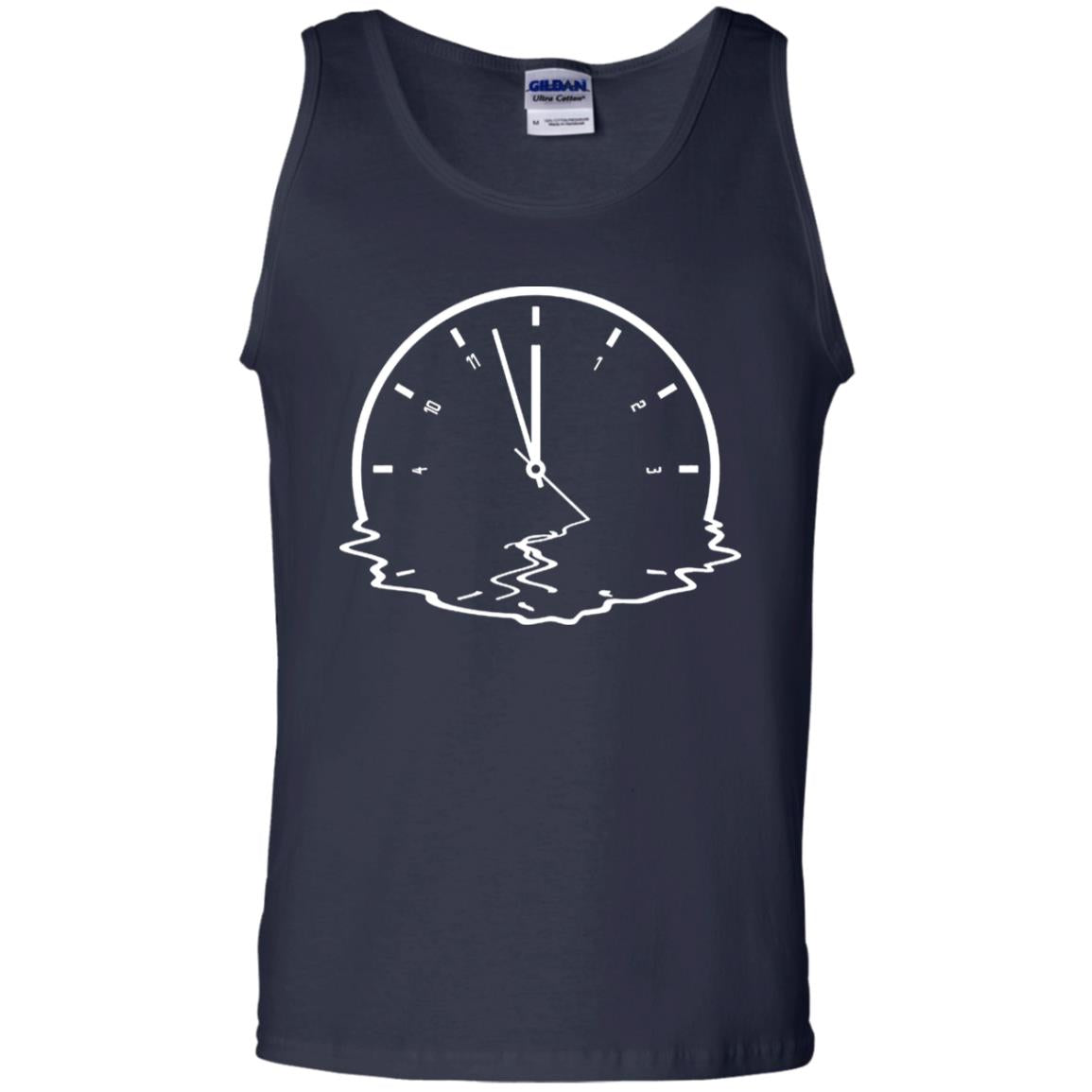 Alzheimer's & Dementia Awareness Funny Clock Gift Shirt Navy