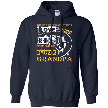 But One Of Them Is Being A Grandpa Papa T-shirt Navy