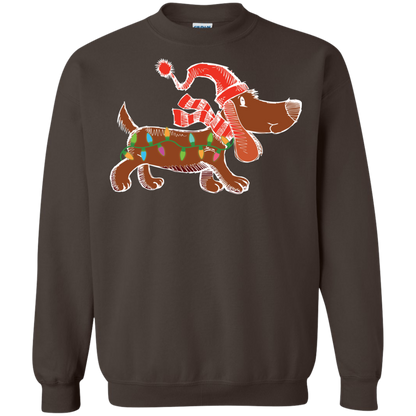 Dog Lover T-Shirt Christmas Lights Labrador Retriever Dog Lover Dark Chocolate