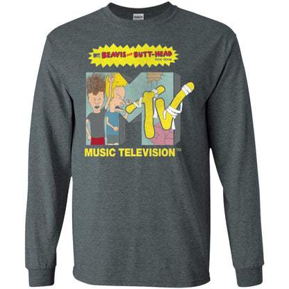 Mtv Logo T-shirt Beavis And Butt Head Dark Heather