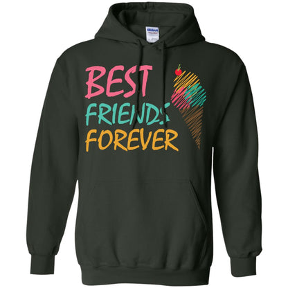 Best Friends Forever Ice Cream Lover T-shirt Forest Green