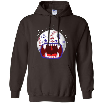 Baseball Halloween Shirt Dark Chocolate