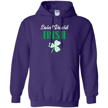 Saint Patrick's Day T-shirt Saint David Irish Purple