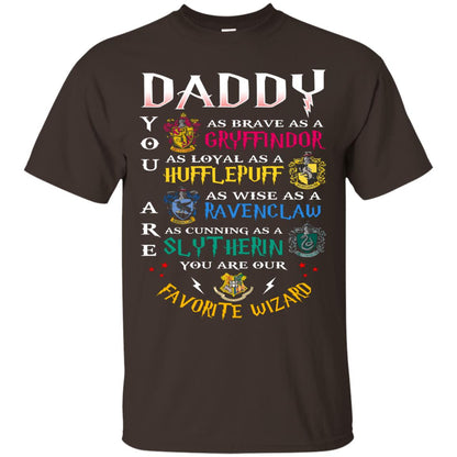 Daddy Our Favorite Wizard Harry Potter Fan T-shirt Dark Chocolate