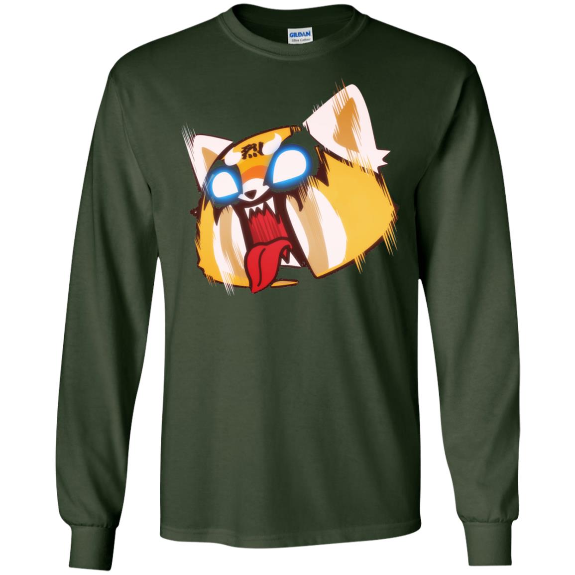 Aggretsuko Screaming Rage Tee Shirt Forest Green