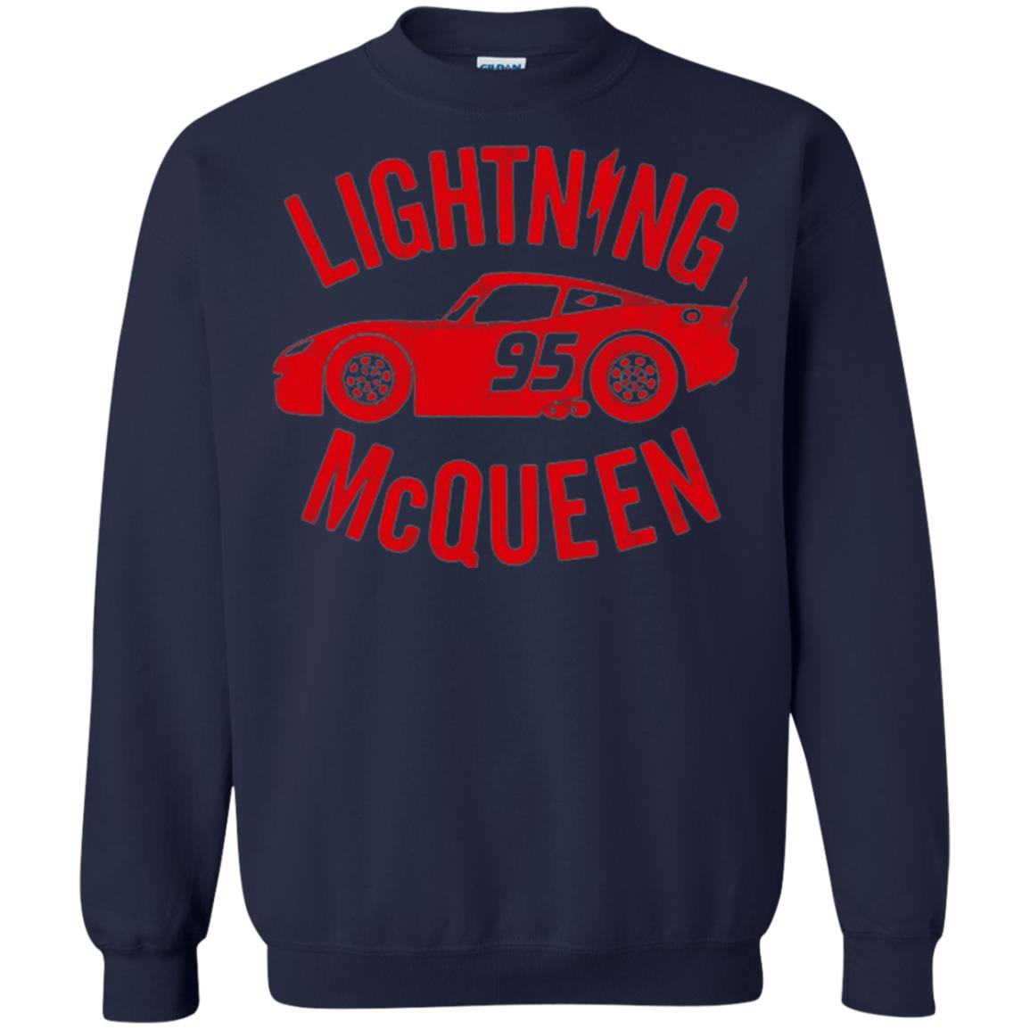 Pixar Cars Lightning 95 Mcqueen Vintage Graphic T-shirt Navy