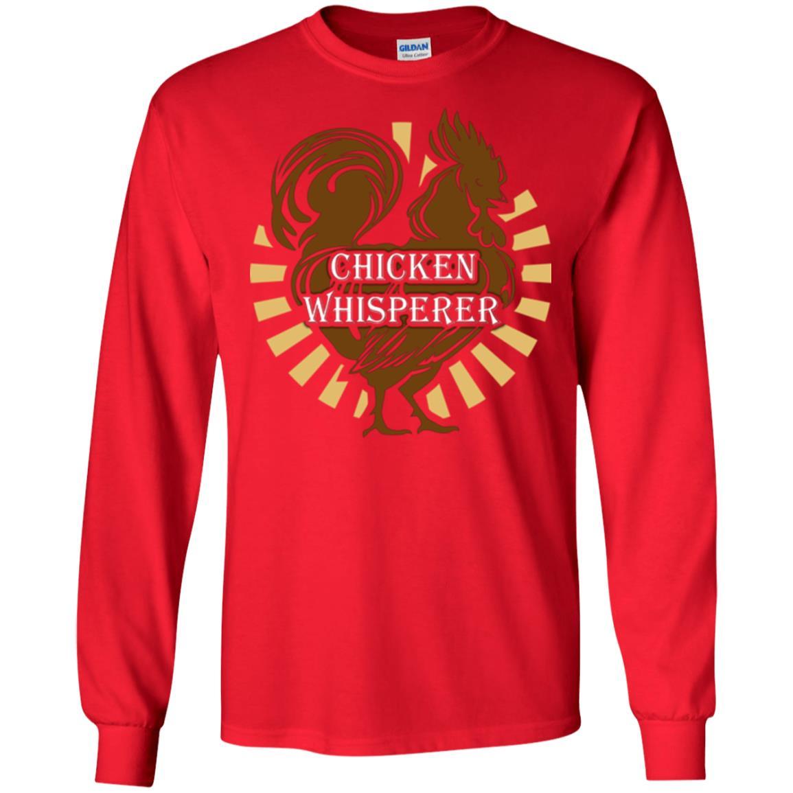 Farmer T-shirt Chicken Whisperer Red