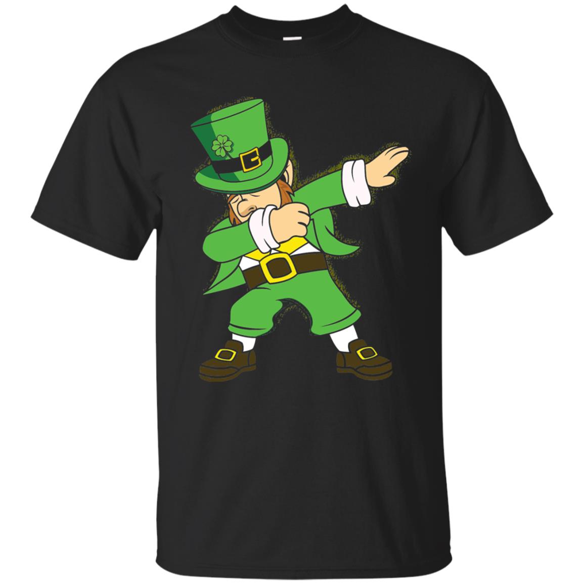Dabbing Leprechaun Irish Dab Dance St Patrick_s Day T-shirt Black