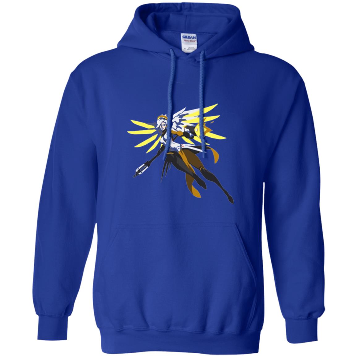 Overwatch Mercy Battle Ready Spray T-shirt Royal