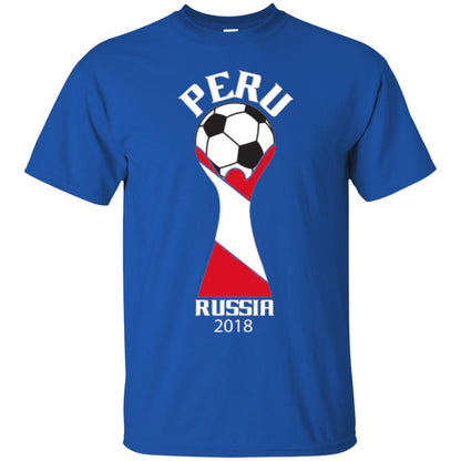Football Lovers T-shirt Peru Russia 2108 Royal