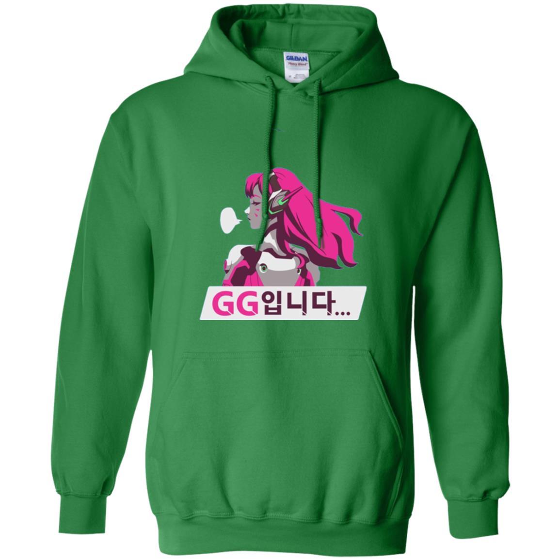 Overwatch D. Va Gg Spray T-shirt Irish Green
