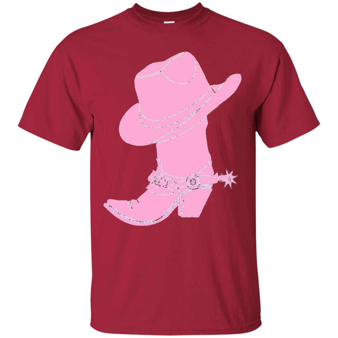Cowgirl Boots Western Wear T-shirt Cardinal