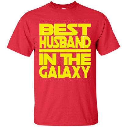Best Husband In The Galaxy T-shirt Red