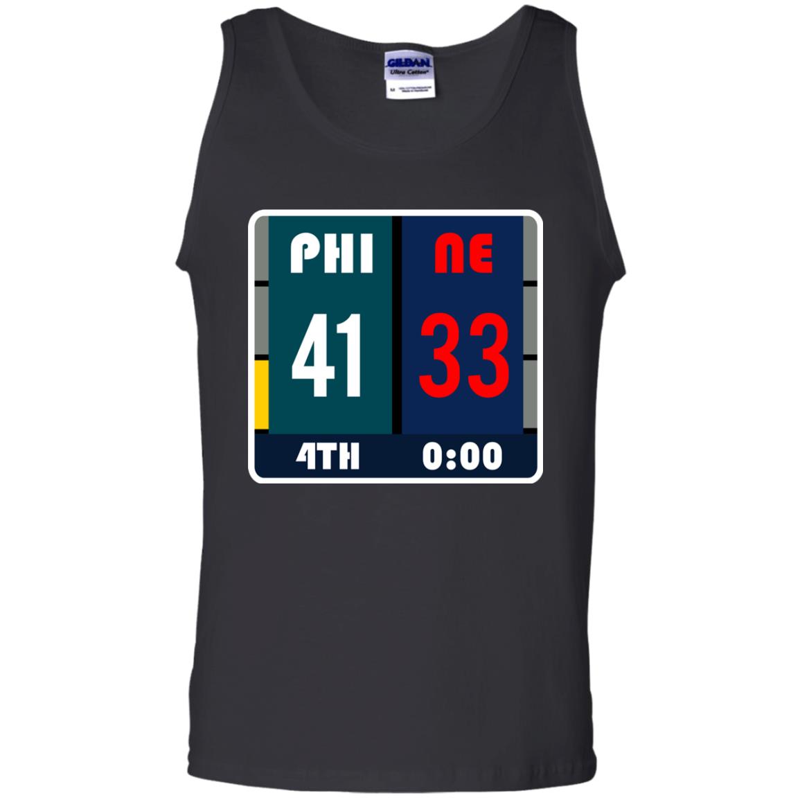 Football Philadelphia T-shirt Eagles Vs New England Black