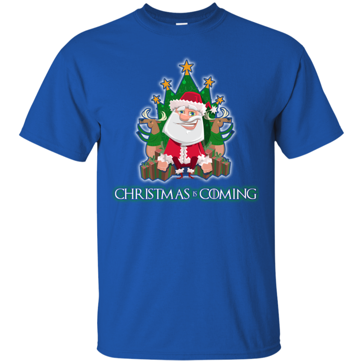 Christmas Is Coming T-shirt Royal