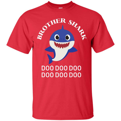 Brother Shark Family Shark Shirt Red