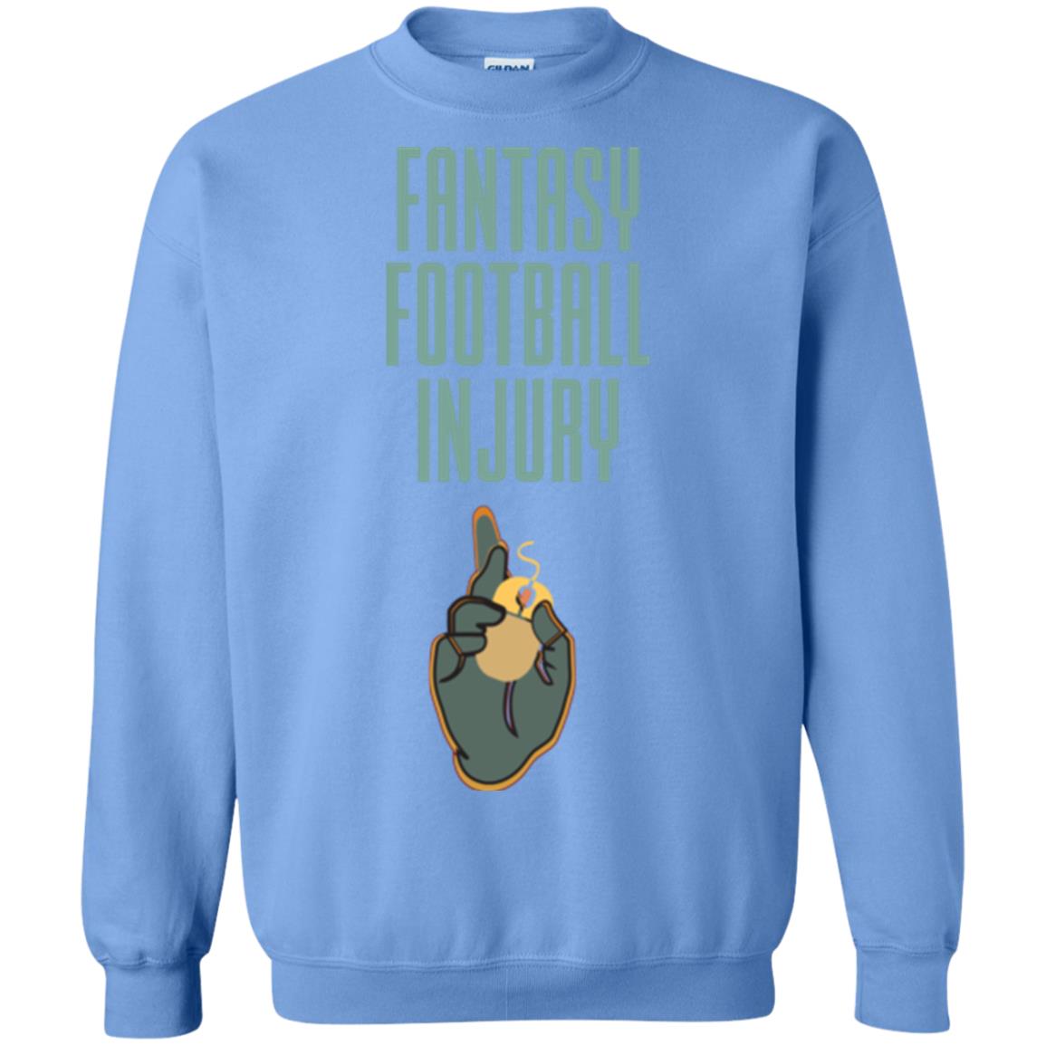 Gamer T-shirt Fantasy Football Injury Carolina Blue