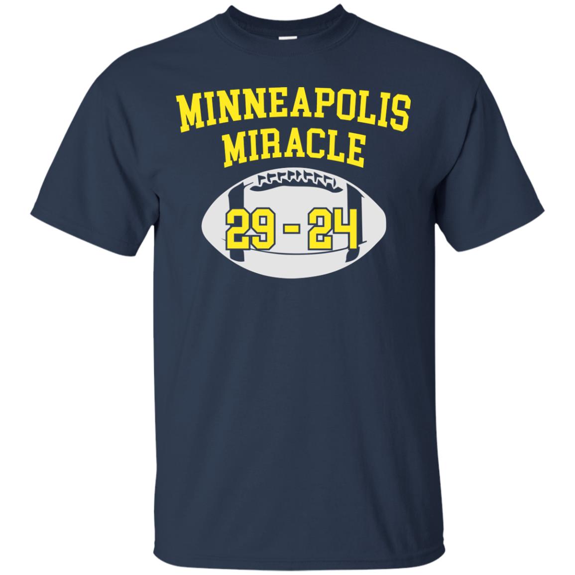 Football Lover T-shirt Minneapolis Miracle Navy