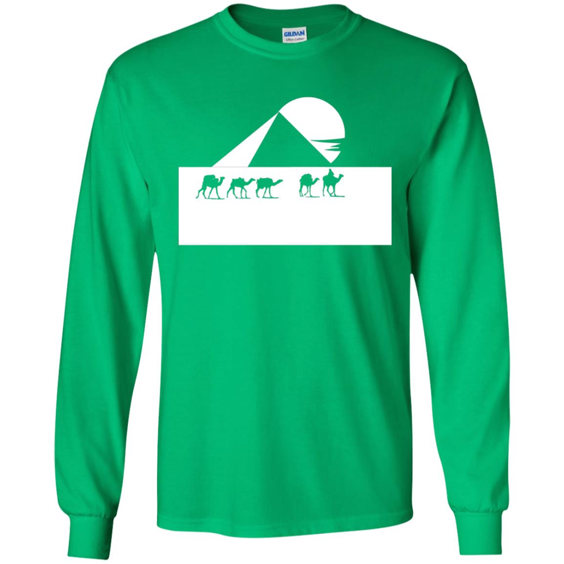 Egyptian Great Pyramid Of Giza T-shirt Irish Green