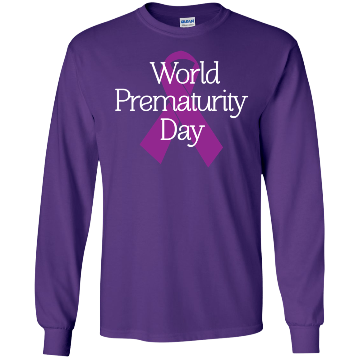 Cancer Awareness T-shirt World Prematurity Day T-shirt Purple