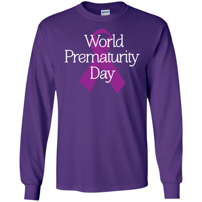 Cancer Awareness T-shirt World Prematurity Day T-shirt Purple