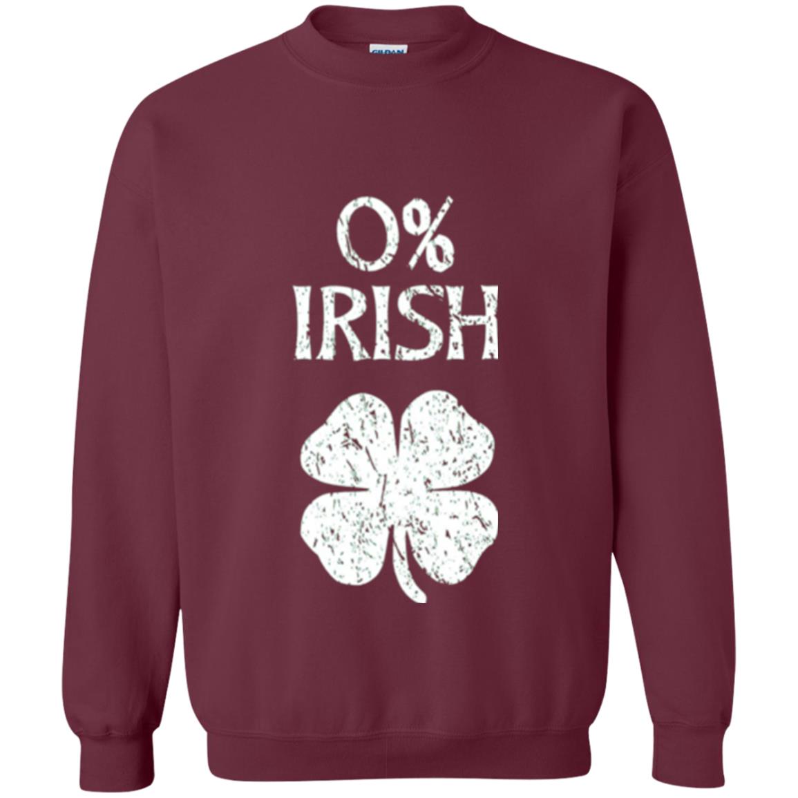 St. Patrick Day T-shirt Shamrocks 0_ Irish Vintage Maroon