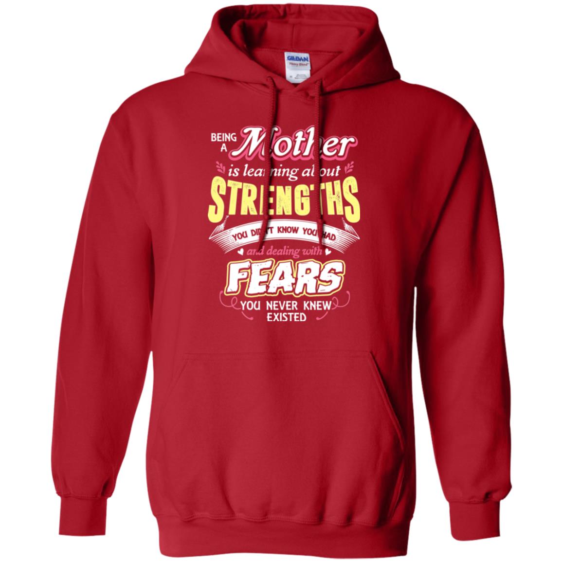 Being A Mom Means Mommy T-shirt Red