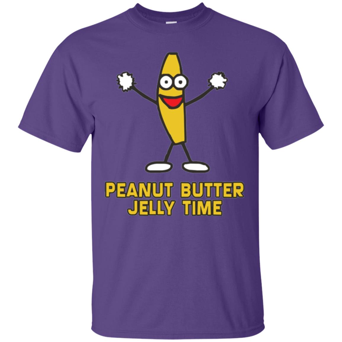 Peanut Butter Jelly Time T-shirt Purple