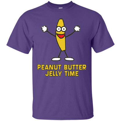 Peanut Butter Jelly Time T-shirt Purple