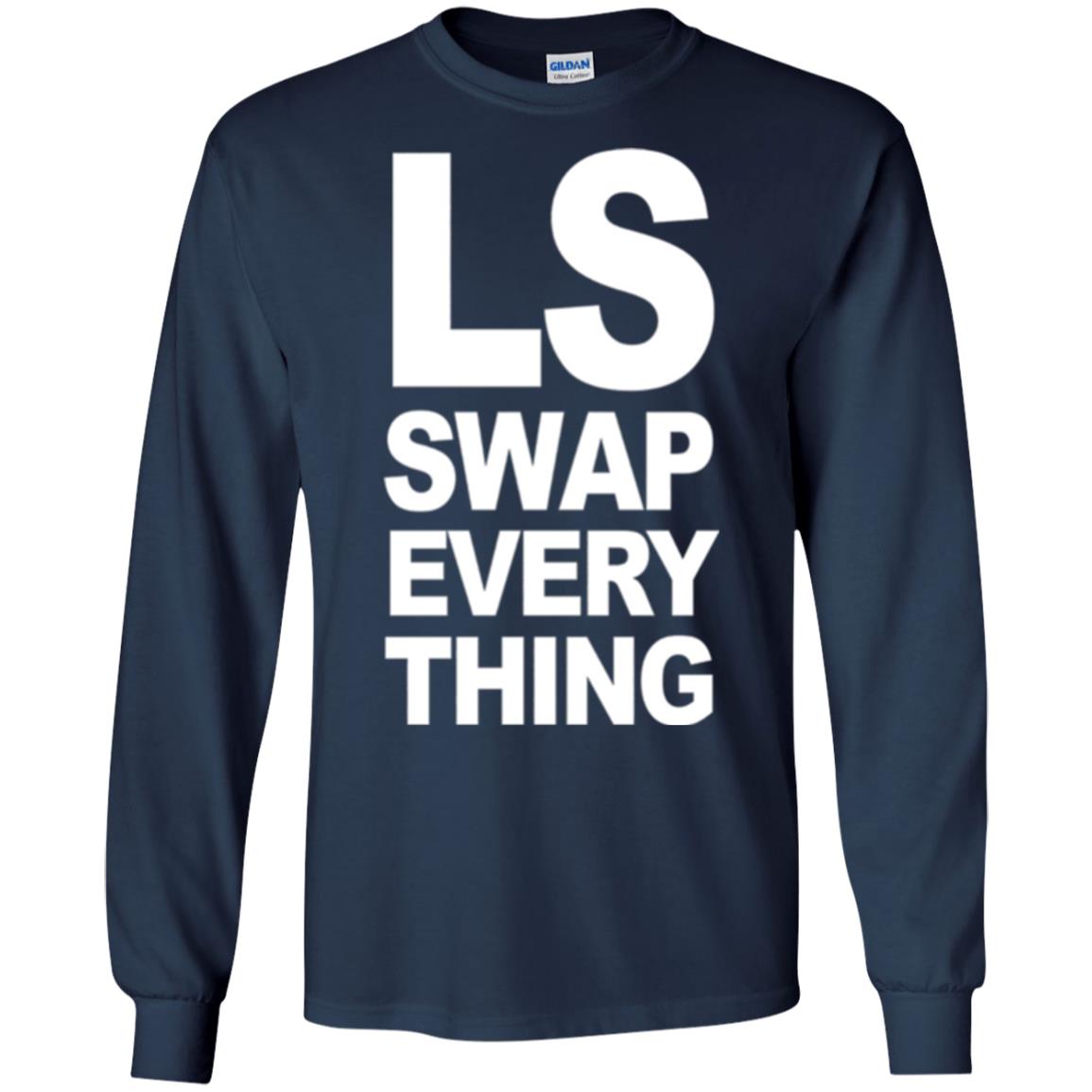 Trucker T-shirt Ls Swap Everything Navy