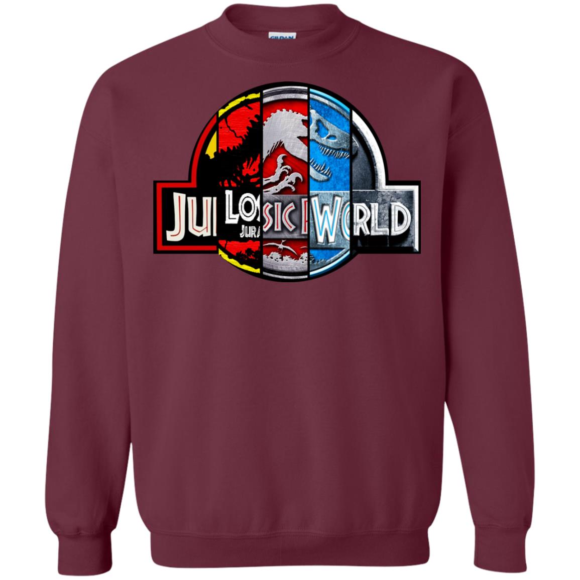 Jurassic World Movie Fan Shirt Maroon