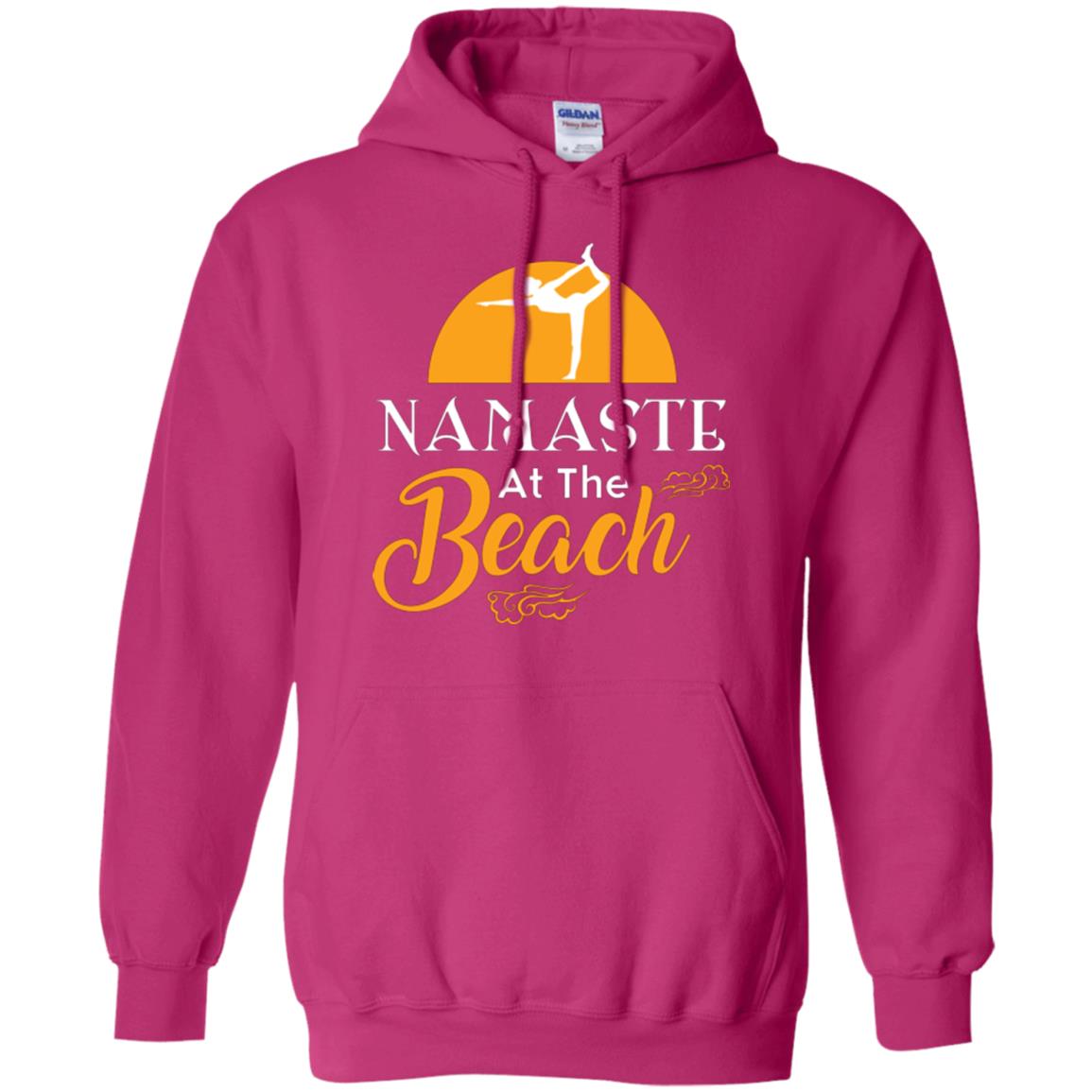 Yoga Lover T-shirt Namaste At The Beach Heliconia